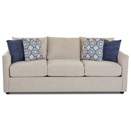 Transitional Sleeper Sofa w/ Innerspring Mattress